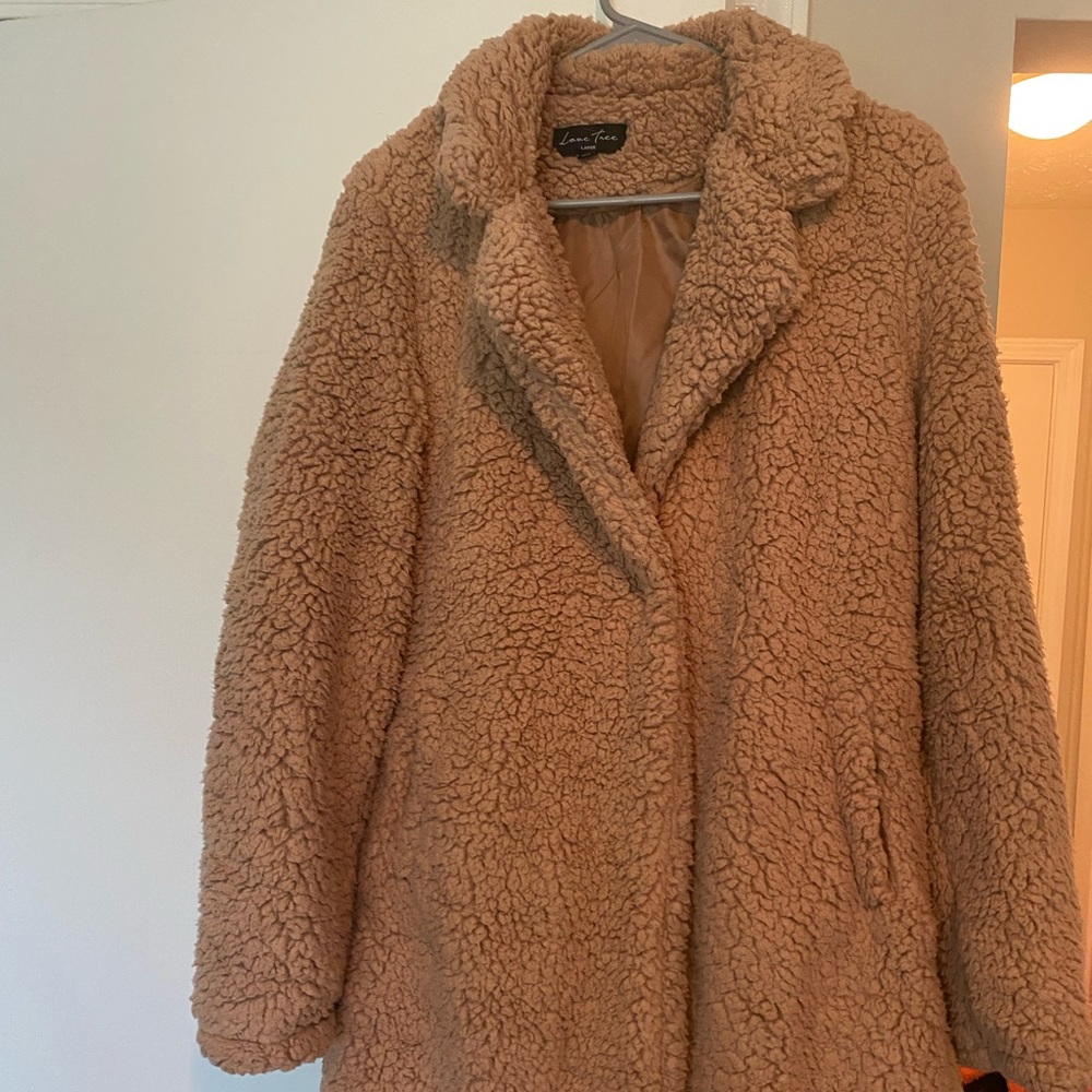 Teddy bear pea coat